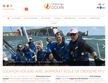 Tablet Screenshot of challengeocean.com